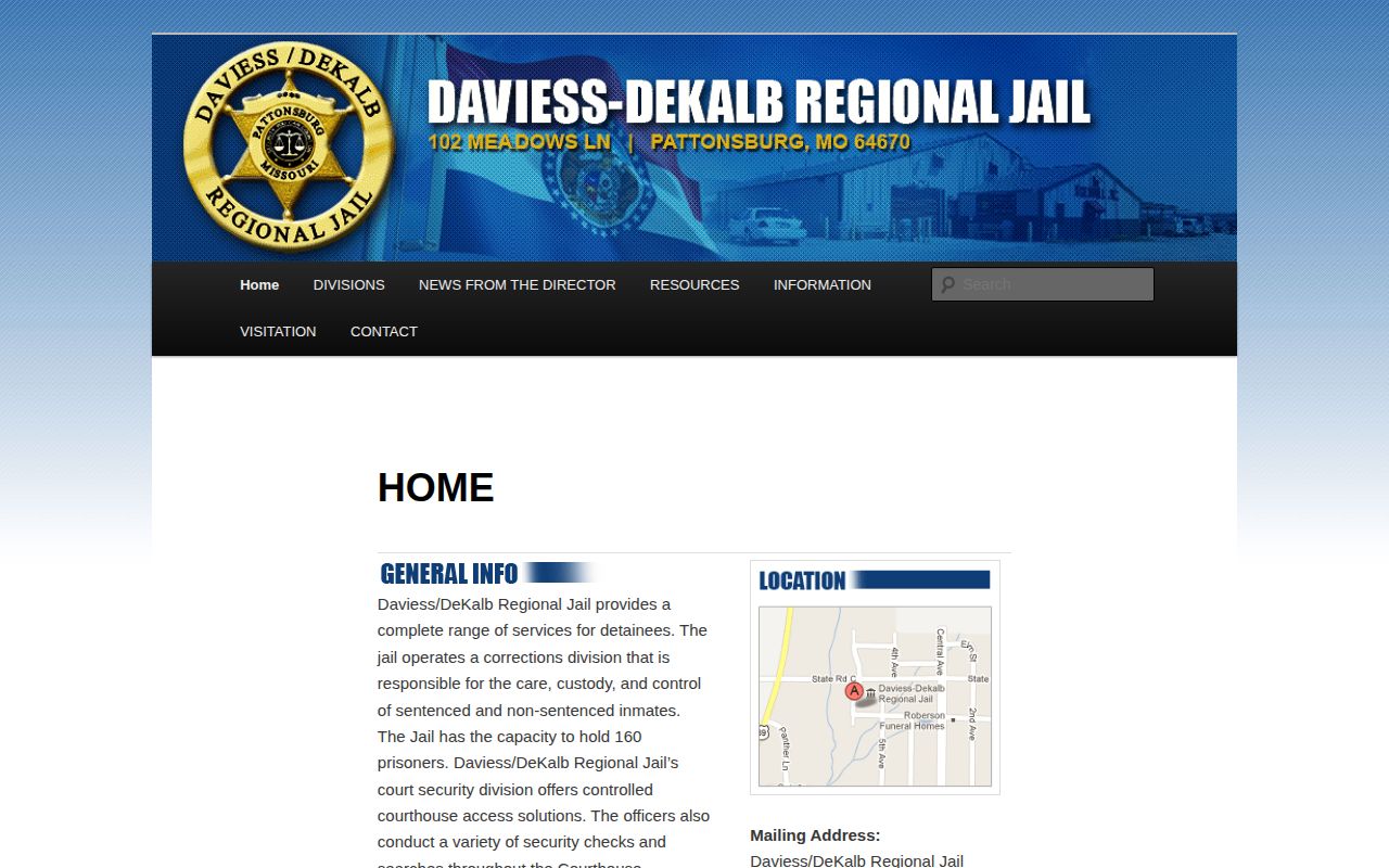 Daviess DeKalb Regional Jail Livingston County release records source